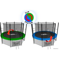 Батут Unix Line Classic 8ft inside (синий/зеленый)