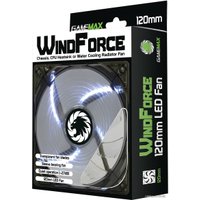 Вентилятор для корпуса GameMax WindForce 4x White LED (120 мм) [GMX-WF12W]