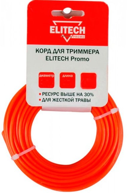 

Леска для триммера ELITECH 0809.021700