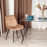 Стул TetChair Abruzzo 8060 (коричневый HLR11/черный)