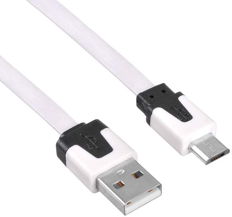 

Кабель Buro BHP microUSB 1M Flat (белый)