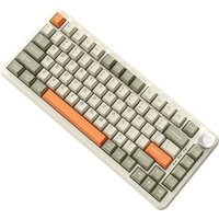 Клавиатура Ajazz AK820 Max (бежевый/оранжевый, Ajazz Flying Fish)