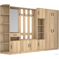 Стенка МДК СПР4 380x2800x2020 (дуб сонома)