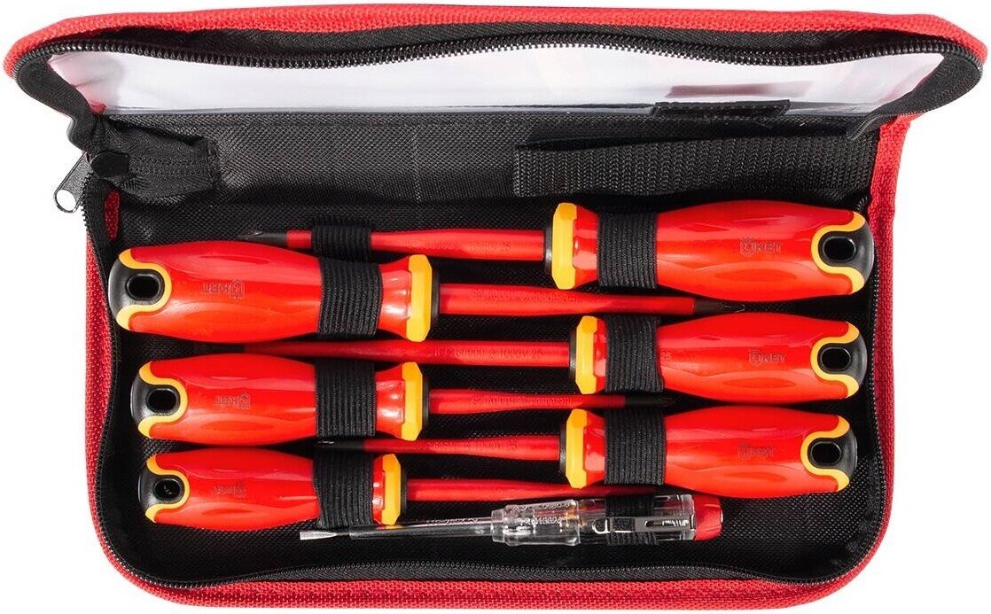 

Набор отверток КВТ НИО-2207 PZ/FL (7 предметов)