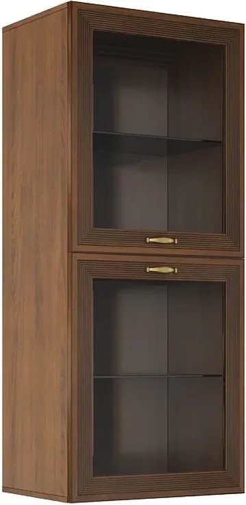 Шкаф-витрина Ангстрем Адажио АГ-418.03 Д1К (клен старый)
