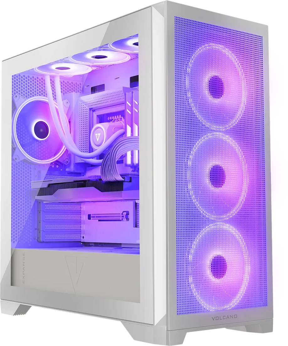 Корпус MODECOM Volcano Expanse S Apex ARGB Midi (белый)
