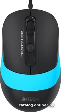Мышь A4Tech Fstyler FM10 (черный/голубой)