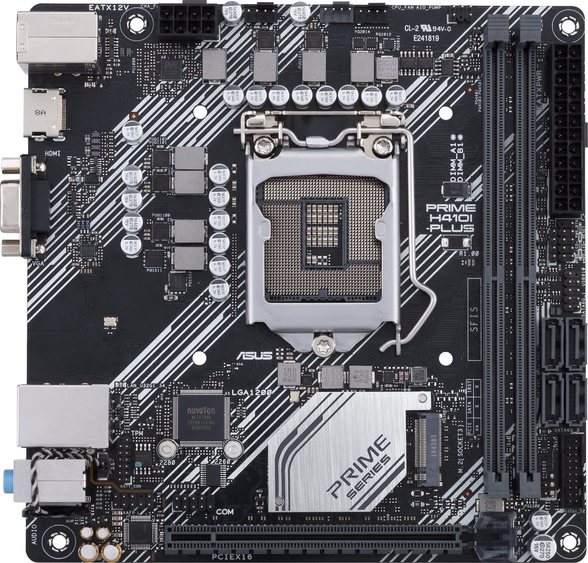

Материнская плата ASUS Prime H410I-Plus/CSM