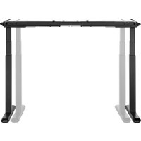 Стол для работы стоя ErgoSmart Wooden Ergo Desk Prime 1300х750х27 мм (прямой край, дуб мореный/черный) в Могилеве