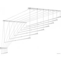 Сушилка для белья Comfort Alumin Group Потолочная телескопическая 7 прутьев 140-250см (алюминий) в Могилеве