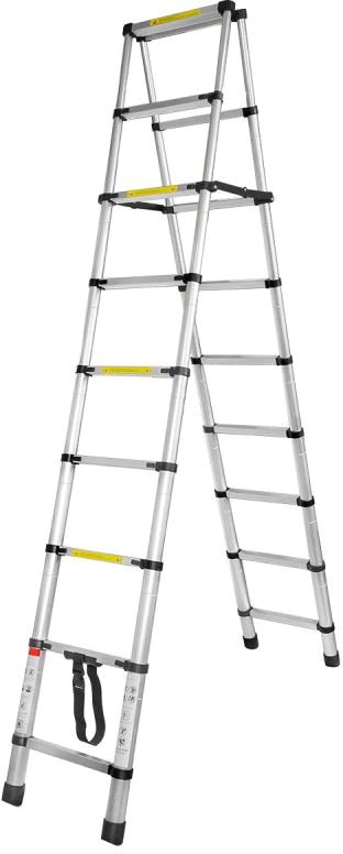 

Лестница-стремянка ForceKraft BL-TA260 (2x8 ступеней)