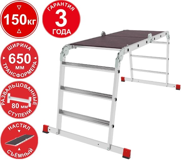 

Лестница-трансформер Новая высота NV3335 3335403 (4x3 ступени)