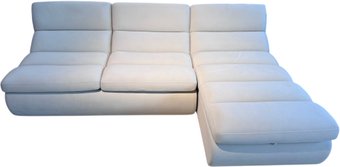 Угловой диван ПетраМебель Рио (кремовый)