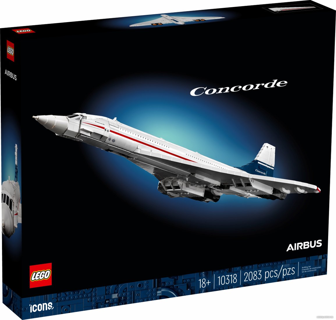 Конструктор LEGO Icons 10318 Конкорд