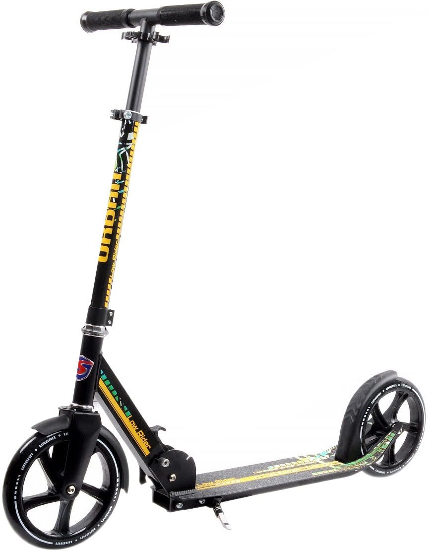 

Двухколесный подростковый самокат Slider Urban Low Rider (черный/желтый)