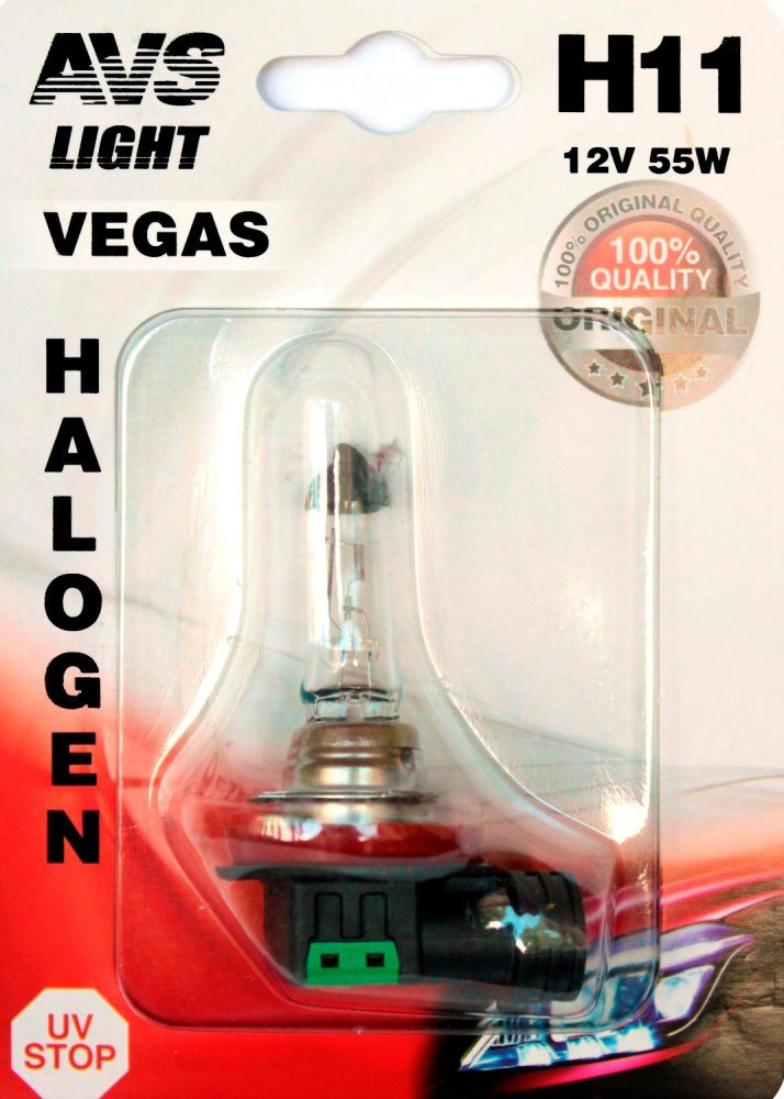

Галогенная лампа AVS Vegas H11.12V.55W A78480S (1 шт)