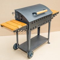 Мангал для дачи Вулкан Гриль В XL 4 мм на колесах