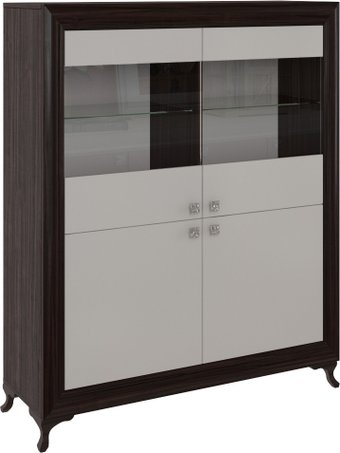 Шкаф-витрина Rinner Саванна М23 (орех гепланкт)