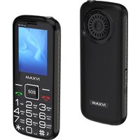 Кнопочный телефон Maxvi B21ds Up (черный)