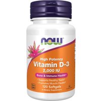 Витамин Now Foods Vitamin D-3 2000 IU (120 капсул)