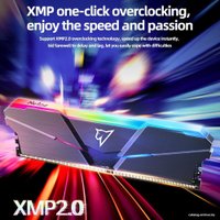 Оперативная память Netac Shadow RGB 2x8ГБ DDR4 3600 МГц NTSRD4P36DP-16E