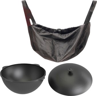 Казан Везувий с крышкой и сумкой 12л