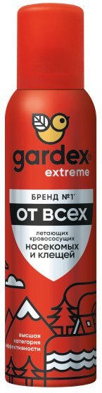 

Аэрозоль против насекомых Gardex Extreme 0150 150 мл