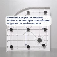 Душевой поддон RGW SMC/R-C W 12350499-01