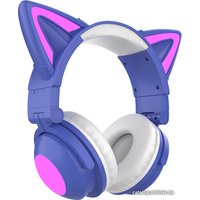 Наушники QUMO Party Cat Mini (фиолетовый)