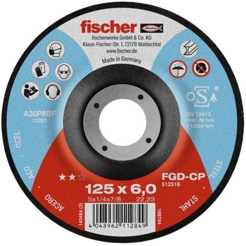 Шлифовальный круг Fischer FGD-CP 125x6.0x22.23 Carbon