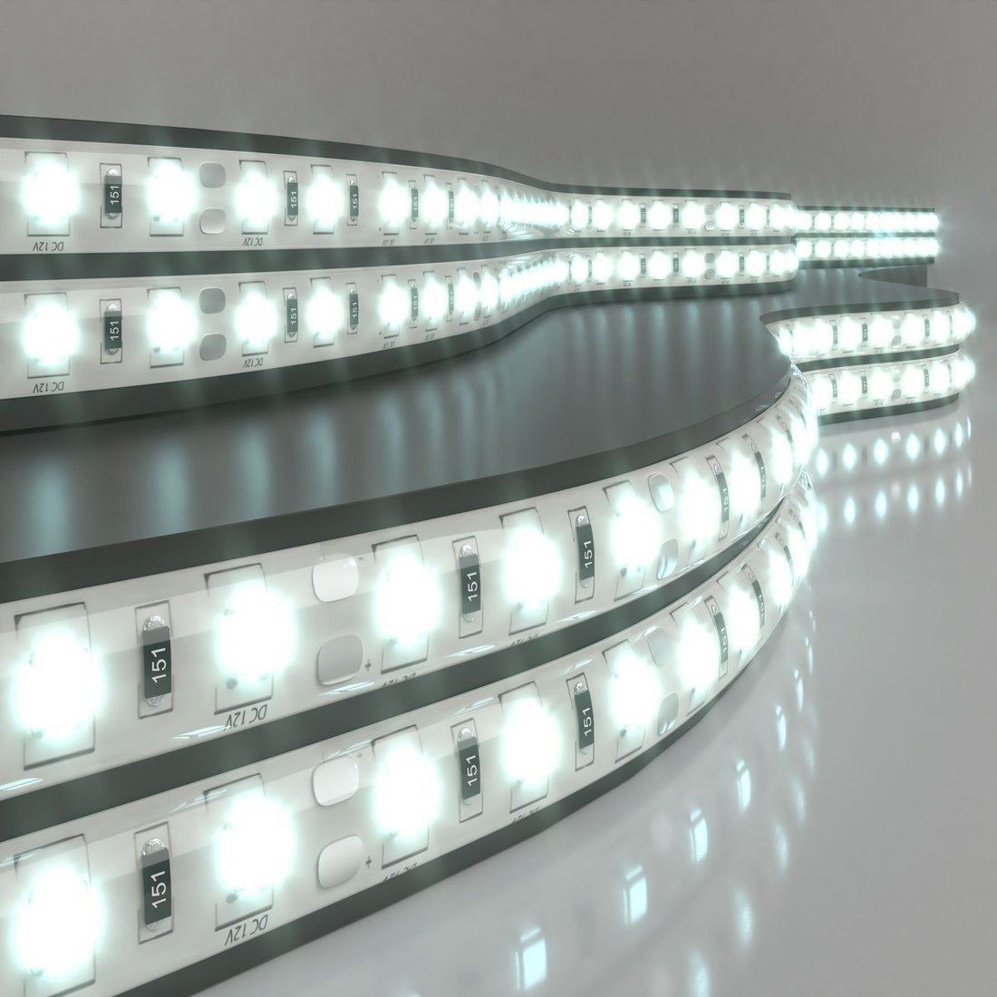 

Светодиодная лента Elektrostandard 12V 14.4W 60Led 5050 IP65 холодный белый a027840