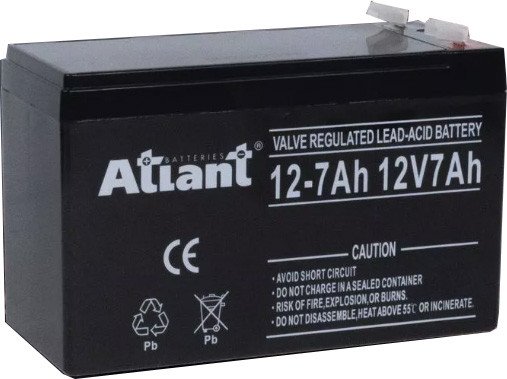 Аккумулятор для ИБП Atlant F2 (12В/7 А·ч)