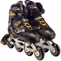 Роликовые коньки TIAN-E TE-782BGM (р. 31-34, желтый/черный)