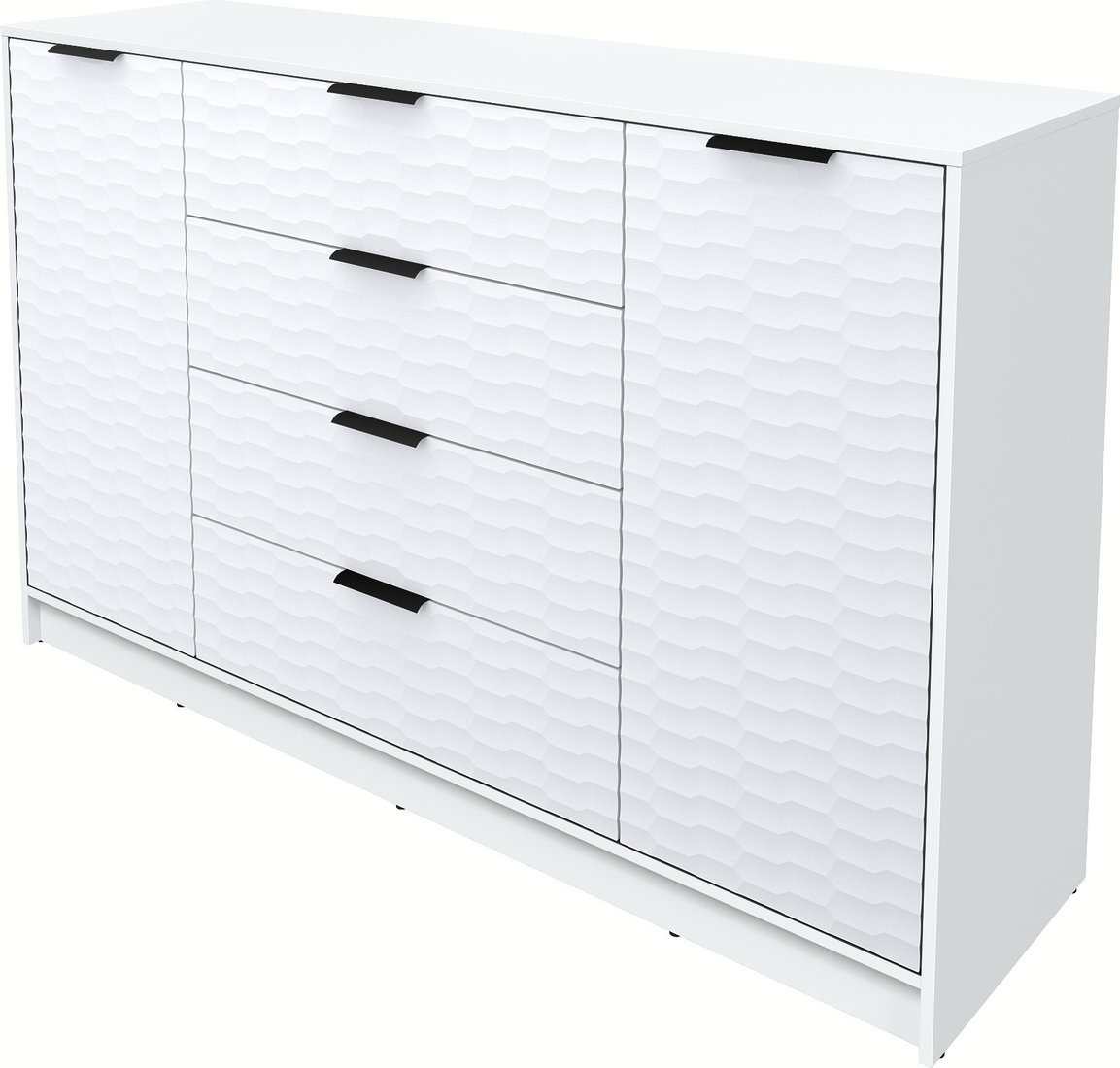 

Тумба Интерлиния Концепт Зодиак КТ-Т160 (белый платинум/белый)