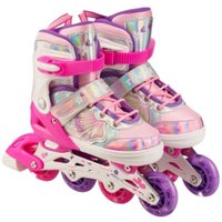 Роликовые коньки TIAN-E TE-285PNM (р. 34-37, розовый/фиолетовый)