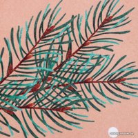 Комплект штор Этель Fir branches 7868978 145x180 (2 шт)