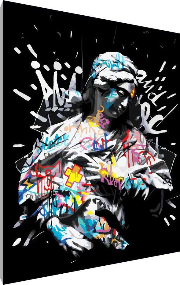 

Картина по номерам PaintLine Статуя граффити 2037641513000