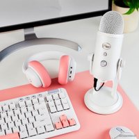 Проводной микрофон Blue Yeti Aurora Collection (белый)