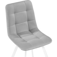 Стул Notta Чилли (белый/светло-серый)