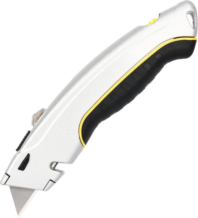 

Нож строительный Deli YS EDL410 (19мм, с трапециевидным лезвием)