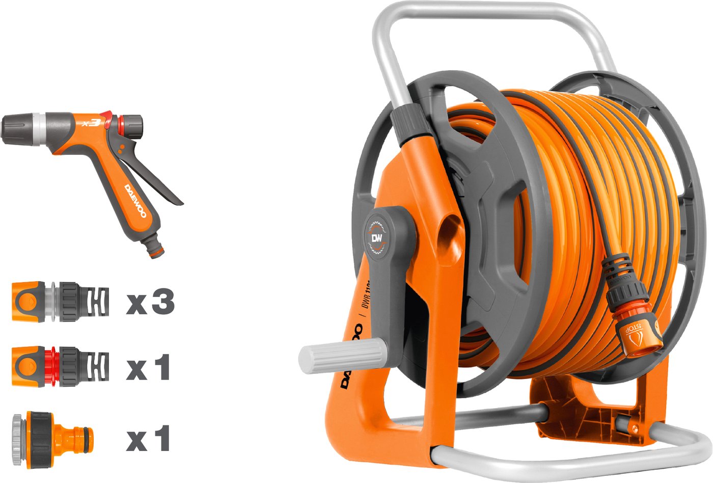 

Катушка со шлангом Daewoo Power DWR 1121 (1/2", 20 м)