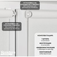 Рулонные шторы Sundays Home Санскрин SS 1300-01 61х215 (белый)