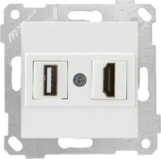 

Розетка HDMI Mutlusan Rita 2200-459-0101 (белый)