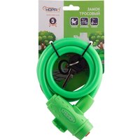 Тросовый велосипедный замок Нора-М №33 (ф8x1000мм, зеленый)