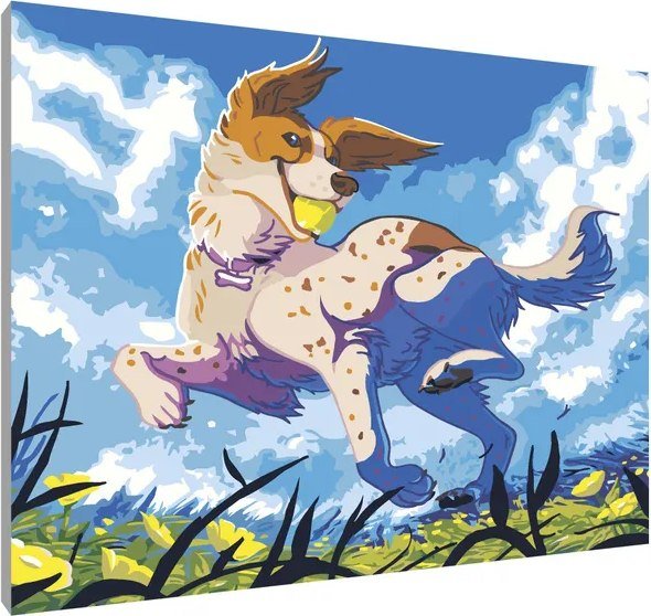 

Картина по номерам PaintLine Беззаботный пес PL-00002