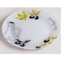 Набор тарелок NiNaGlass Маслины 85-165-26 4840164162 (2шт)