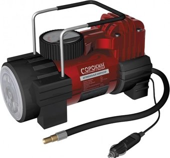 Автомобильный компрессор Сорокин с фонарем 12В, 160Вт, 9,8бар 13.61