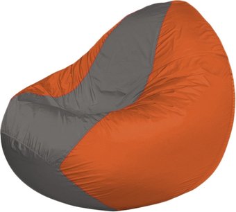 Кресло-мешок Flagman Classic K2.1-183 (оранжевый/серый)