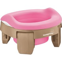 Дорожный горшок Roxy Kids HandyPotty 3 в 1 HP-255BP (бежевый/розовый)