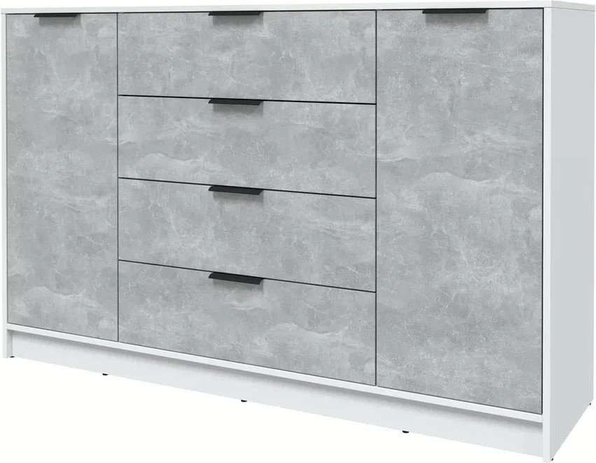 

Тумба Интерлиния Концепт КТ-Т160 (бетон/белый платинум)